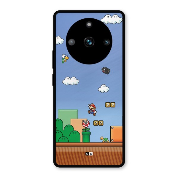 Super Plumber Metal Back Case for Realme 11 Pro