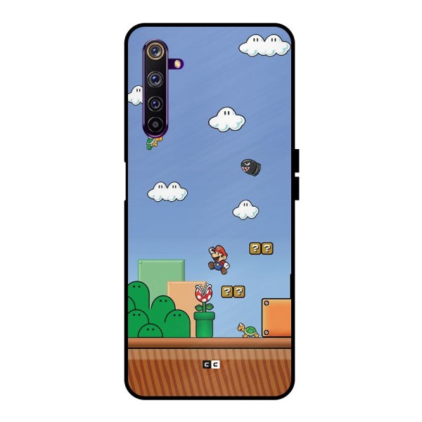 Super Plumber Metal Back Case for Realme 6 Pro