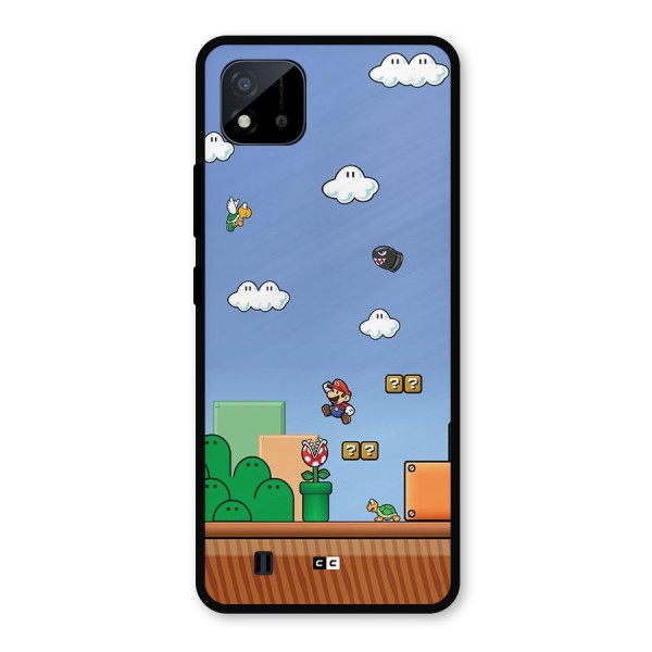 Super Plumber Metal Back Case for Realme C11 2021