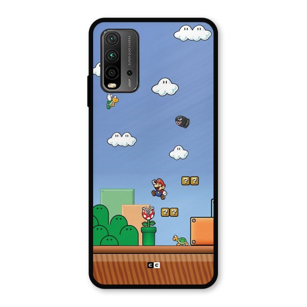 Super Plumber Metal Back Case for Redmi 9 Power