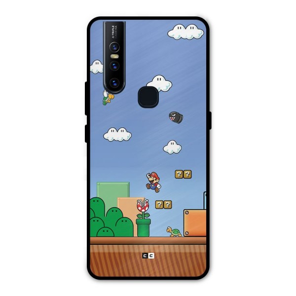 Super Plumber Metal Back Case for Vivo V15