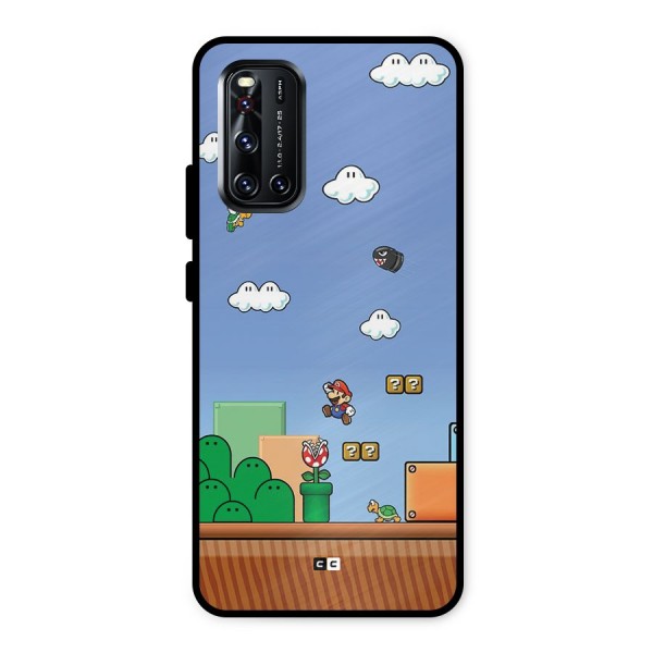 Super Plumber Metal Back Case for Vivo V19