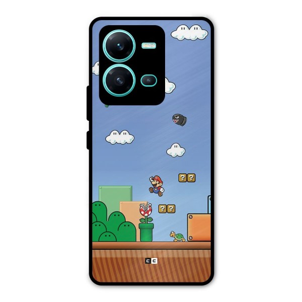 Super Plumber Metal Back Case for Vivo V25