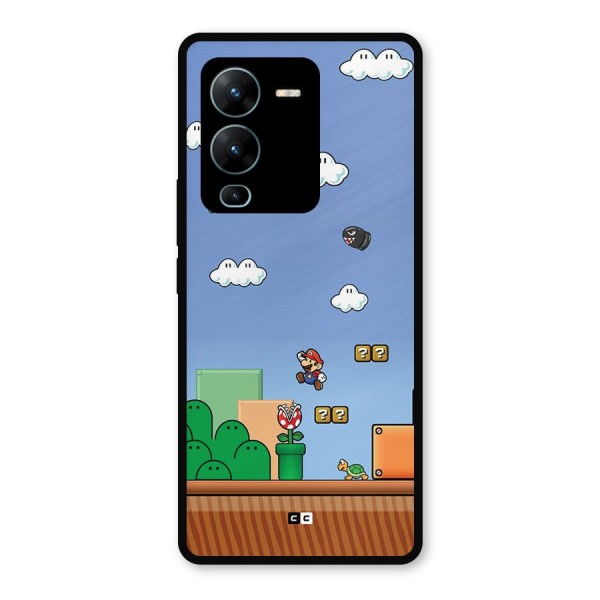 Super Plumber Metal Back Case for Vivo V25 Pro