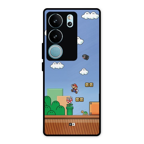 Super Plumber Metal Back Case for Vivo V29 Pro