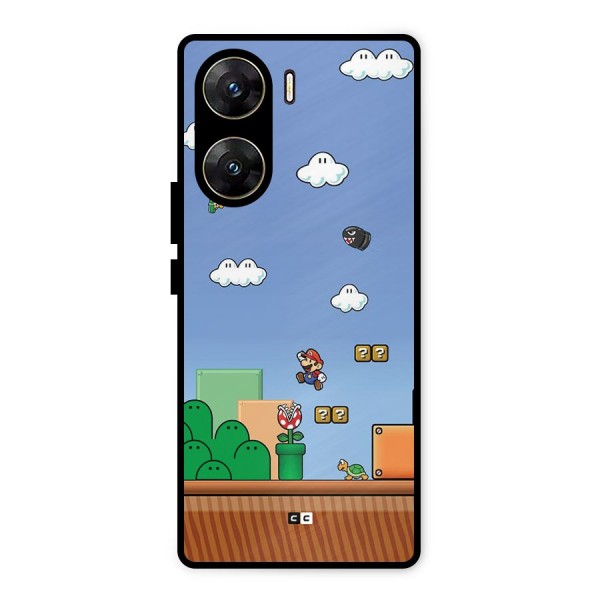 Super Plumber Metal Back Case for Vivo V29e