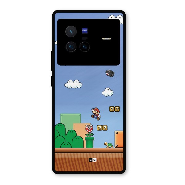 Super Plumber Metal Back Case for Vivo X80