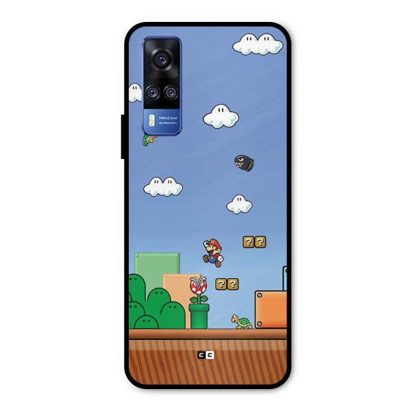 Super Plumber Metal Back Case for Vivo Y31