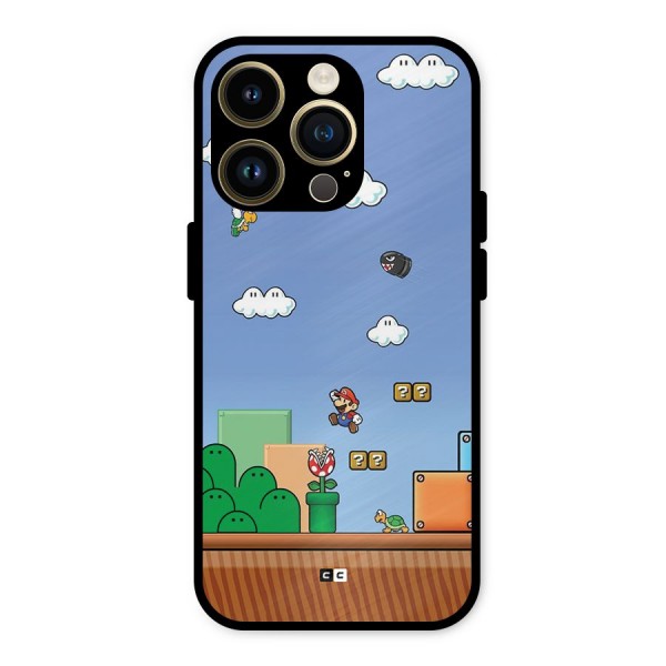 Super Plumber Metal Back Case for iPhone 14 Pro