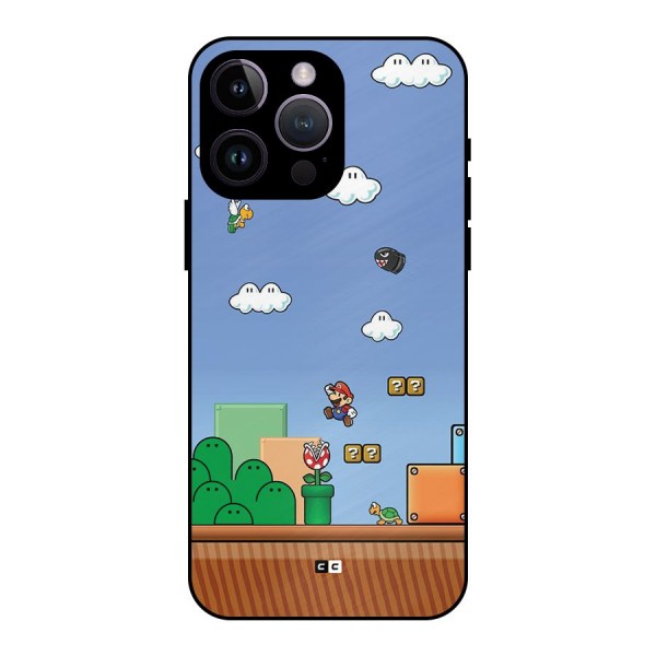 Super Plumber Metal Back Case for iPhone 14 Pro Max