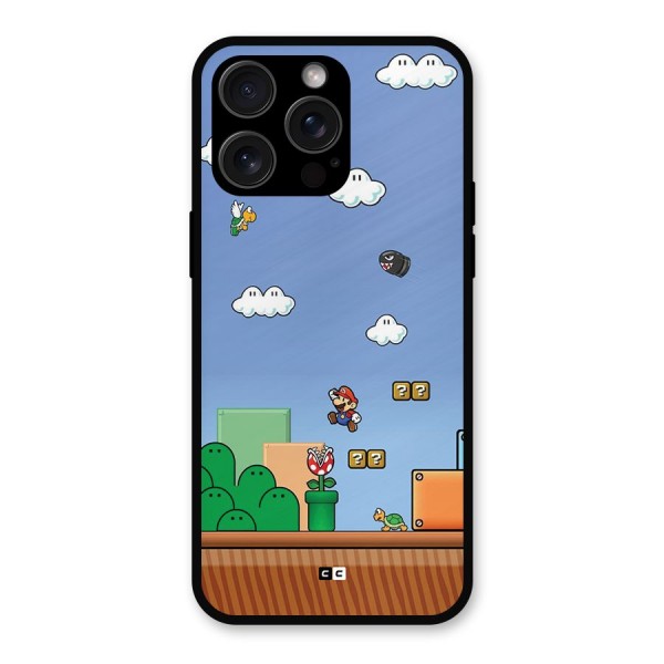 Super Plumber Metal Back Case for iPhone 15 Pro Max