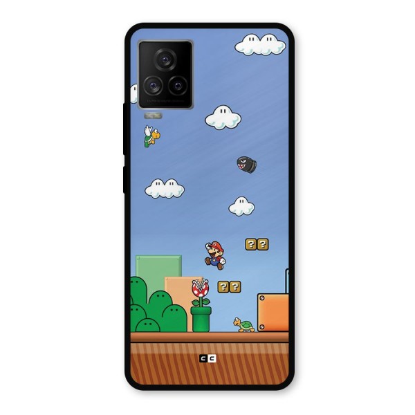 Super Plumber Metal Back Case for iQOO 7 Legend 5G