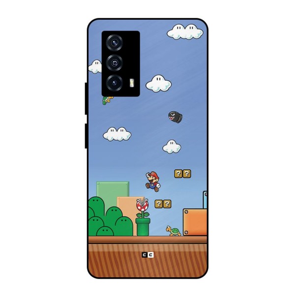 Super Plumber Metal Back Case for iQOO Z5