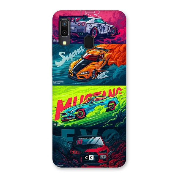 Super Racing Car Back Case for Galaxy A20