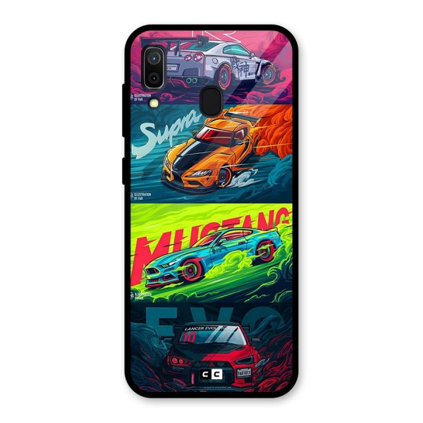 Super Racing Car Back Case for Galaxy A30