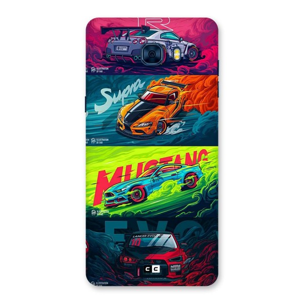 Super Racing Car Back Case for Galaxy C7 Pro