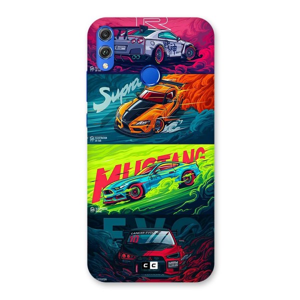 Super Racing Car Back Case for Honor 8X