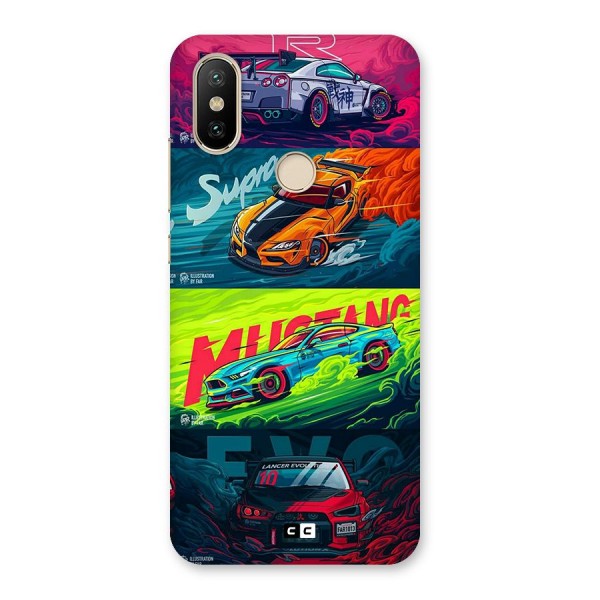 Super Racing Car Back Case for Mi A2