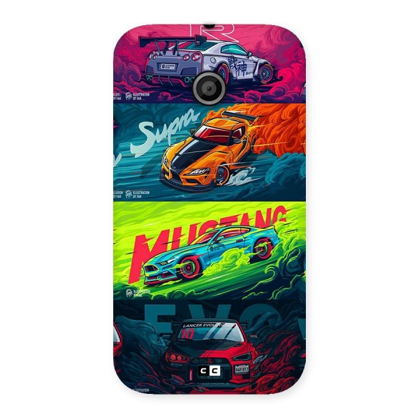 Super Racing Car Back Case for Moto E