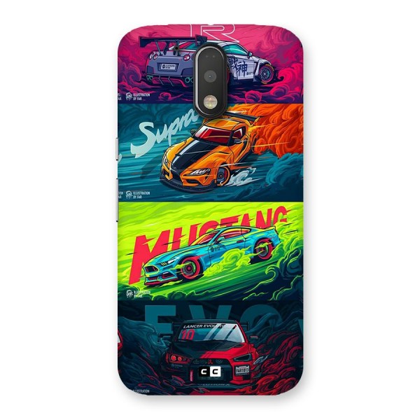 Super Racing Car Back Case for Moto G4