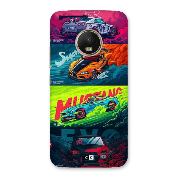 Super Racing Car Back Case for Moto G5 Plus