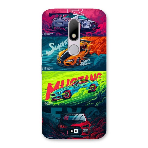 Super Racing Car Back Case for Moto M