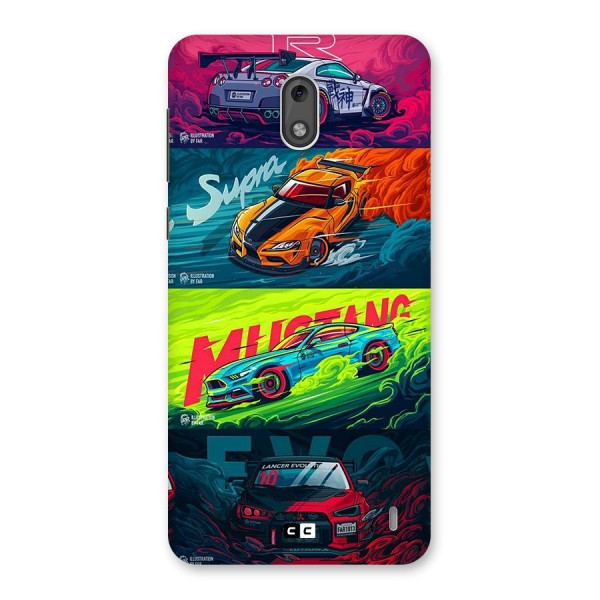 Super Racing Car Back Case for Nokia 2