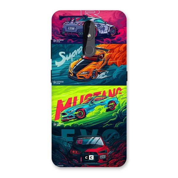 Super Racing Car Back Case for Nokia 3.2