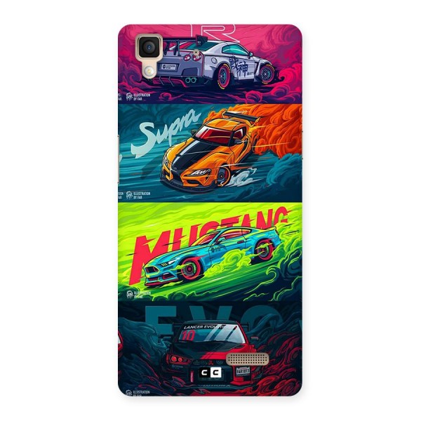 Super Racing Car Back Case for Oppo R7