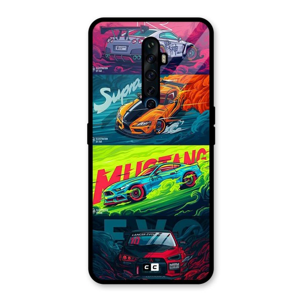 Super Racing Car Back Case for Oppo Reno2 Z