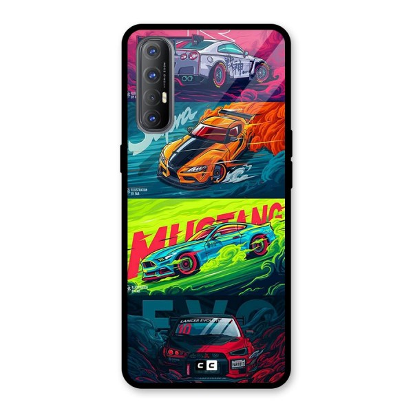 Super Racing Car Back Case for Oppo Reno3 Pro