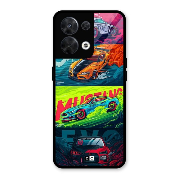 Super Racing Car Back Case for Oppo Reno8 5G