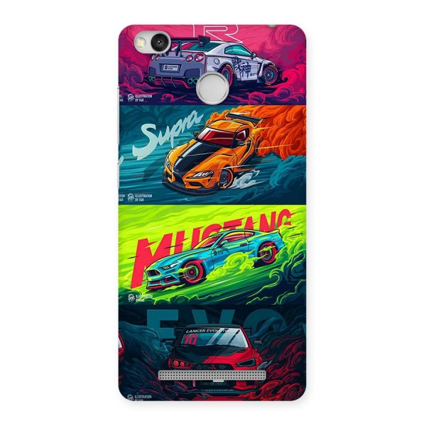 Super Racing Car Back Case for Redmi 3S Prime