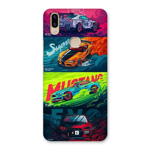 Super Racing Car Back Case for Vivo V9