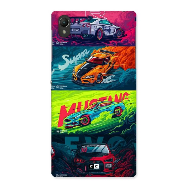 Super Racing Car Back Case for Xperia Z1