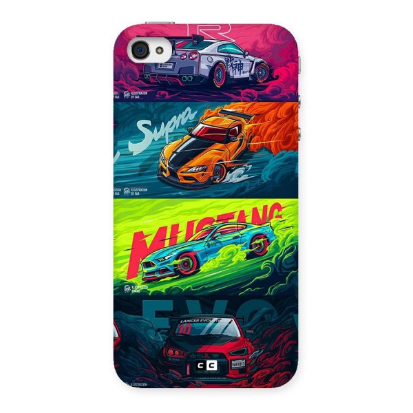 Super Racing Car Back Case for iPhone 4 4s