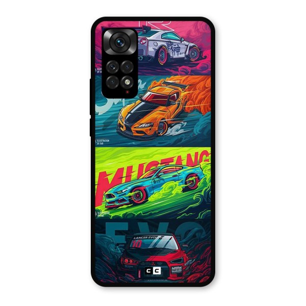 Super Racing Car Metal Back Case for Redmi Note 11