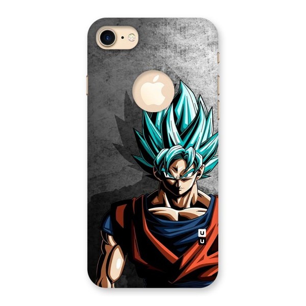 Super Saiyan Art Back Case for iPhone 8 Logo Cut