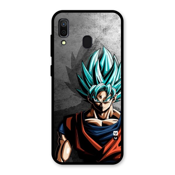 Super Saiyan Art Glass Back Case for Galaxy A30