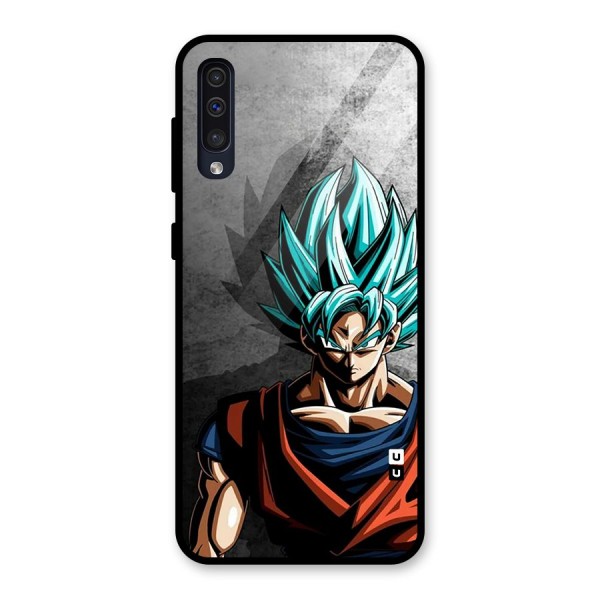 Super Saiyan Art Glass Back Case for Galaxy A50