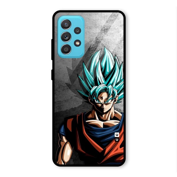 Super Saiyan Art Glass Back Case for Galaxy A52s 5G