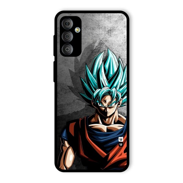 Super Saiyan Art Glass Back Case for Galaxy F23