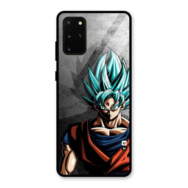 Super Saiyan Art Glass Back Case for Galaxy S20 Plus