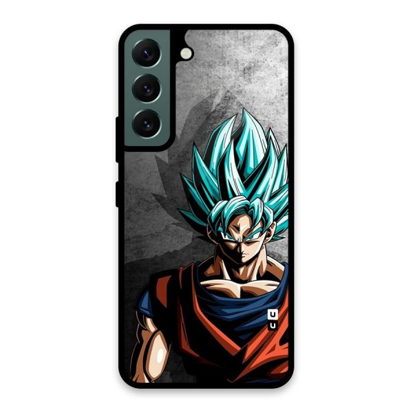 Super Saiyan Art Glass Back Case for Galaxy S22 5G