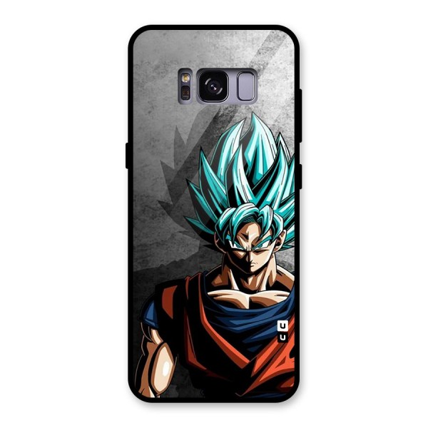 Super Saiyan Art Glass Back Case for Galaxy S8