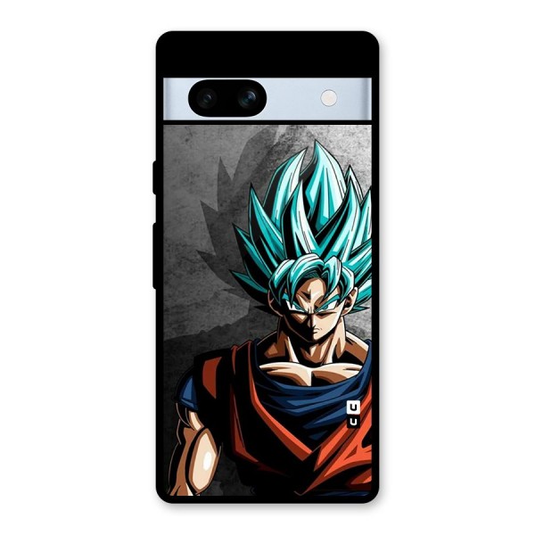 Super Saiyan Art Glass Back Case for Google Pixel 7a