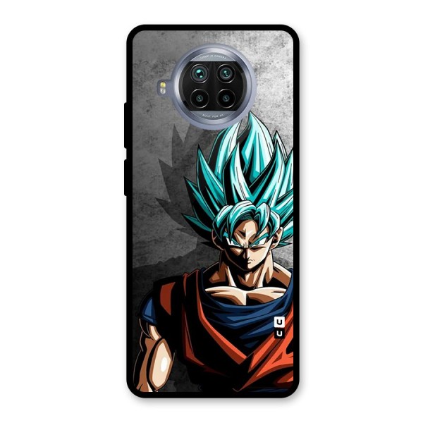 Super Saiyan Art Glass Back Case for Mi 10i