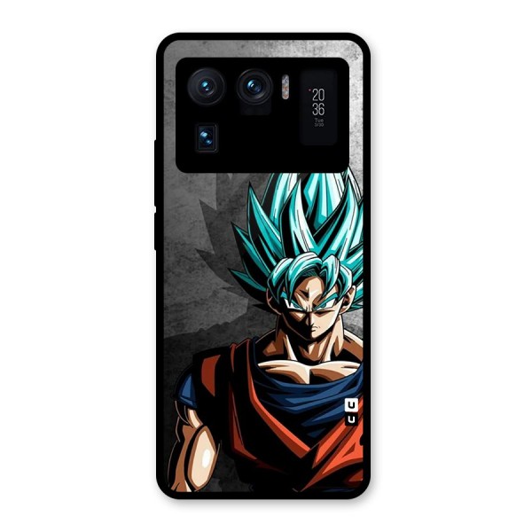 Super Saiyan Art Glass Back Case for Mi 11 Ultra