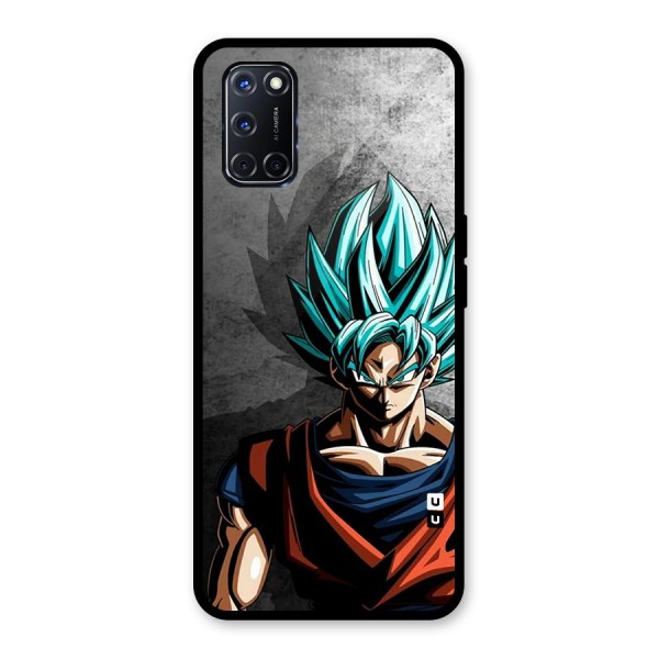 Super Saiyan Art Glass Back Case for Oppo A52