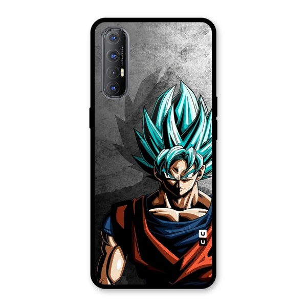 Super Saiyan Art Glass Back Case for Oppo Reno3 Pro